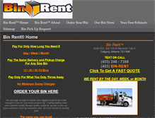 Tablet Screenshot of binrent.com